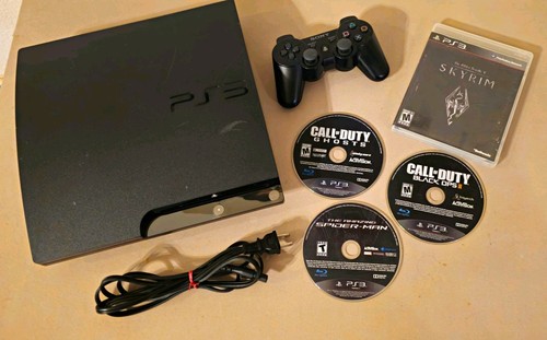 Sony playstation slim black - sony,