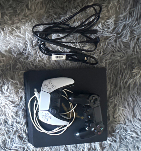 Sony playstation slim black - sony,